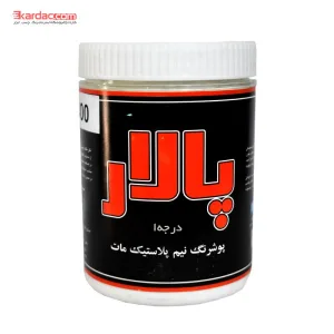 رنگ نیم پلاستیک سفید درجه 1 آق رنگ حجم 1 کیلویی