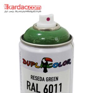 اسپری رنگ سبز روشن دوپلی کالر مدل Reseda Green رال 6011