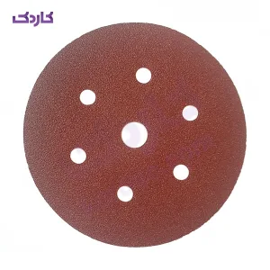 سنباده پشت کرکی 150 میلیمتر گرید 80 سوراخ دار اسمیردکس